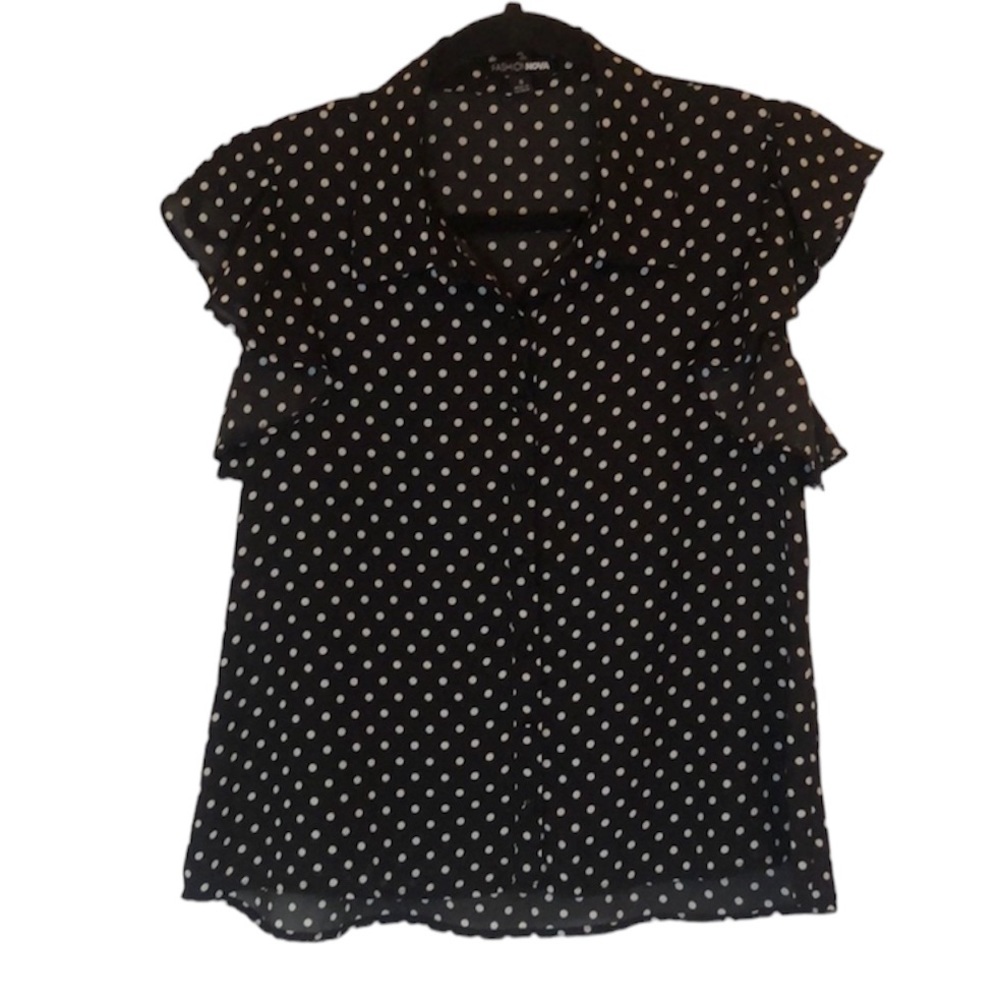 Fashion Nova | Polka Dotted Blouse